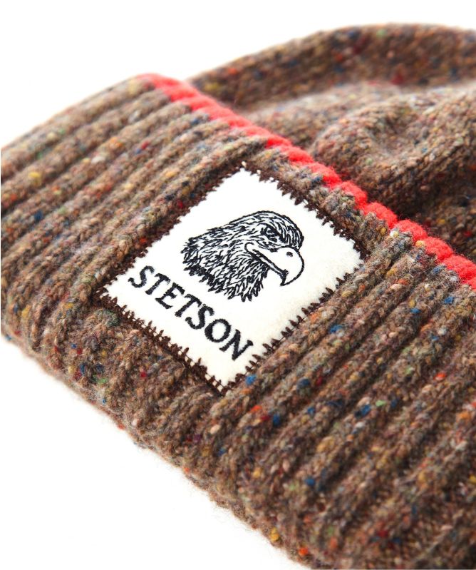 Stetson Eagle Patch Beanie