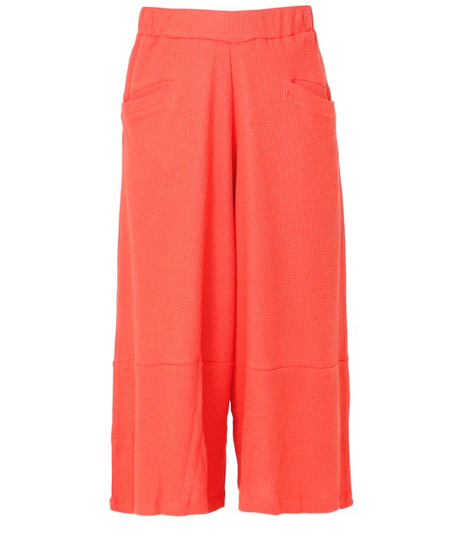 Sort Aarhus Cotton Linen Cropped Trousers