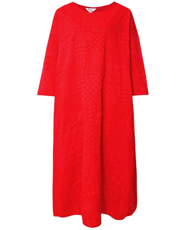 Thanny Textured 3/4 Sleeve Dress