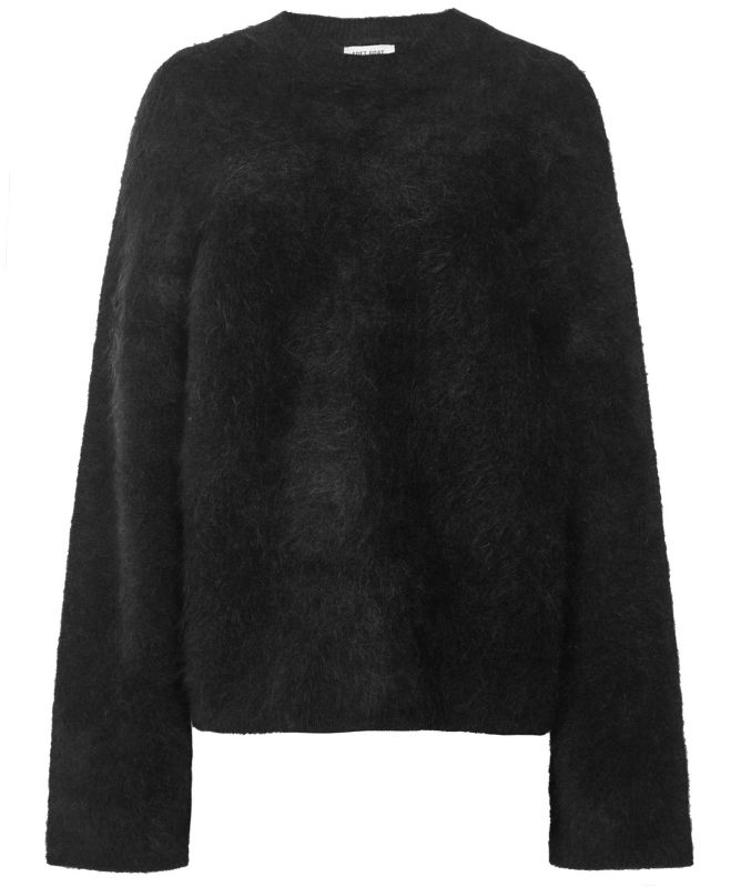 Soft Goat Brushed Alpaca Crewneck Jumper
