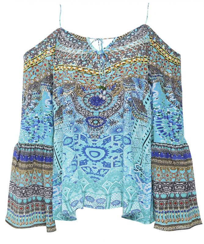 Inoa Atlantis Silk Gypsy Top