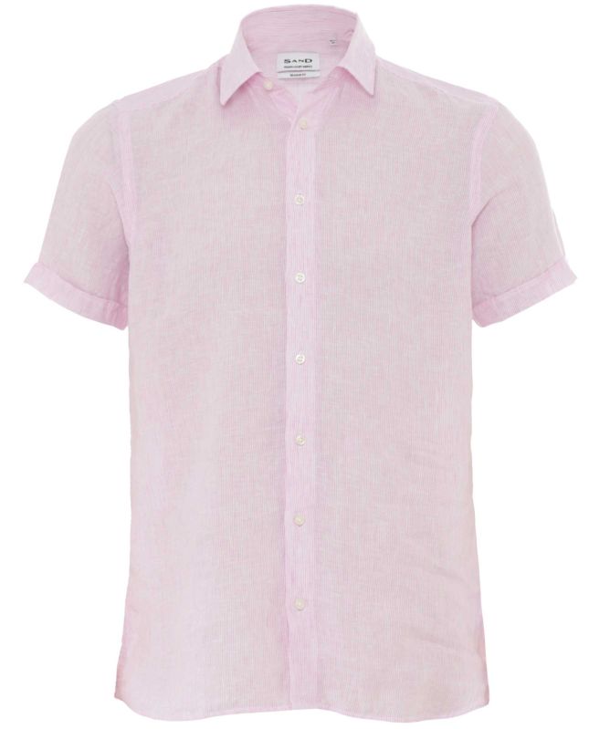 Sand State Soft Short-Sleeve Linen Shirt