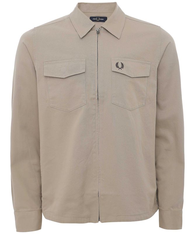 Fred Perry Twill Zip Overshirt