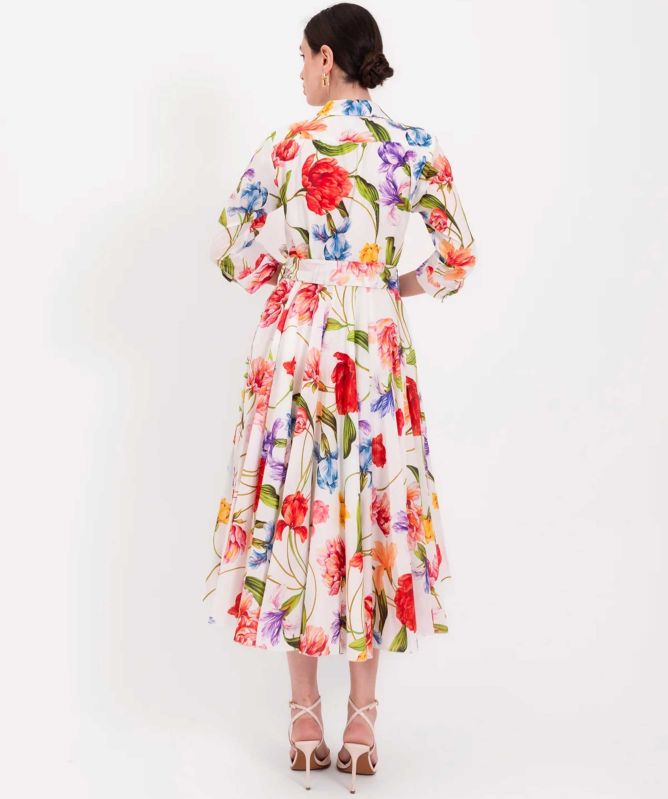 Lavi Spritz Shirt Midi Dress