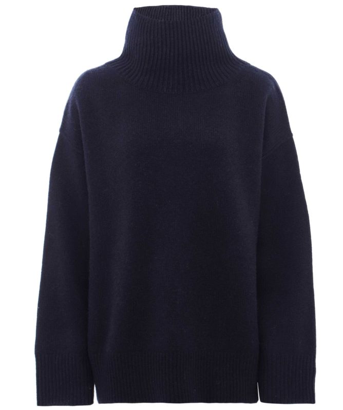 Soft Goat Boyfriend Turtleneck Cashmere Jumper