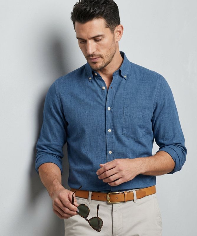 Jules B Button-Down Linen Shirt