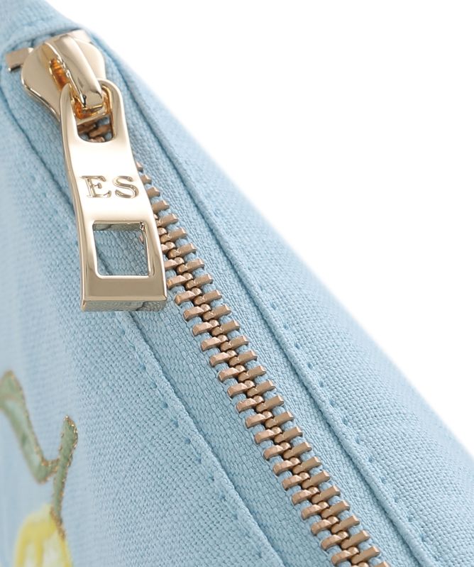 Elizabeth Scarlett Lemon Blossom Cotton Everyday Pouch