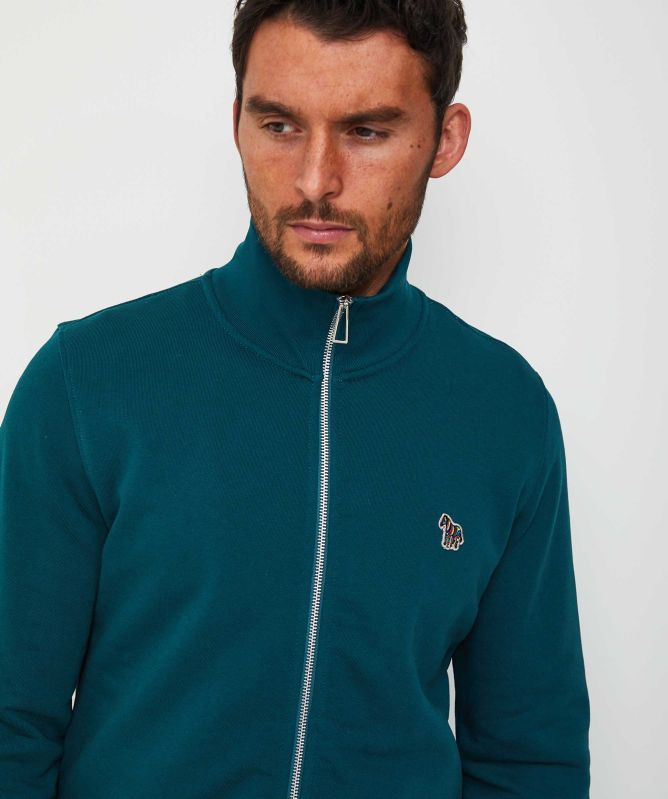 Paul Smith Zip-Through Zebra Sweatshirt