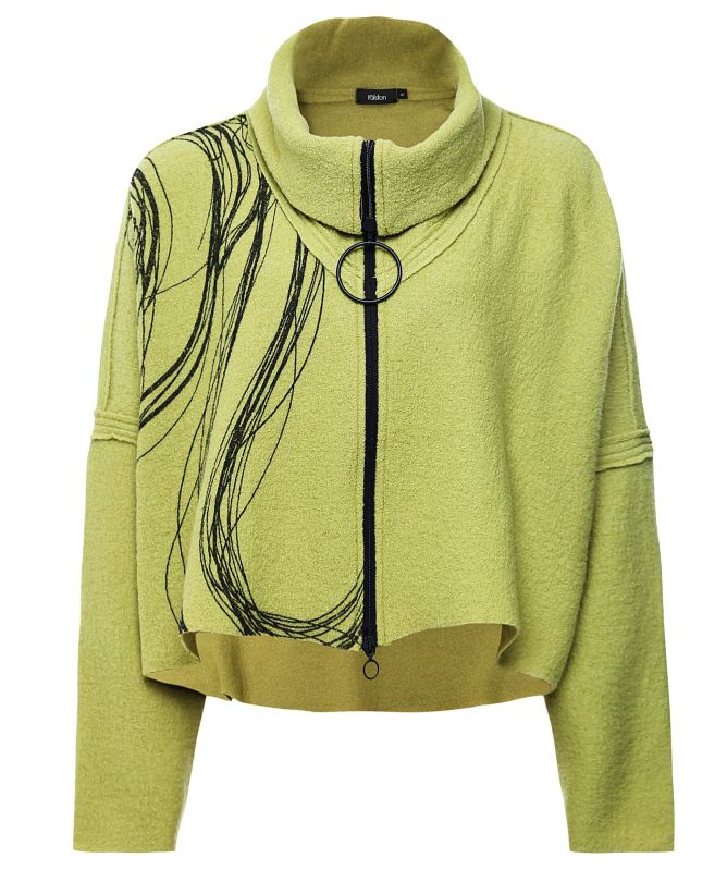 Ralston Mikos Wool Swirl Zip Jacket