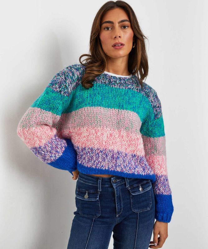 Dawn X Dare Mohair Gigi Rainbow Jumper