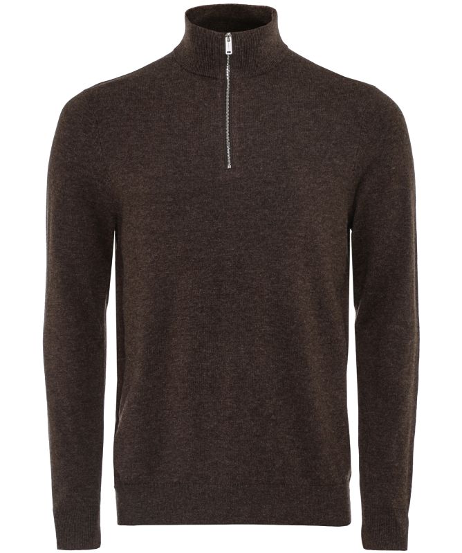 Profuomo Quarter Zip Knit Jumper