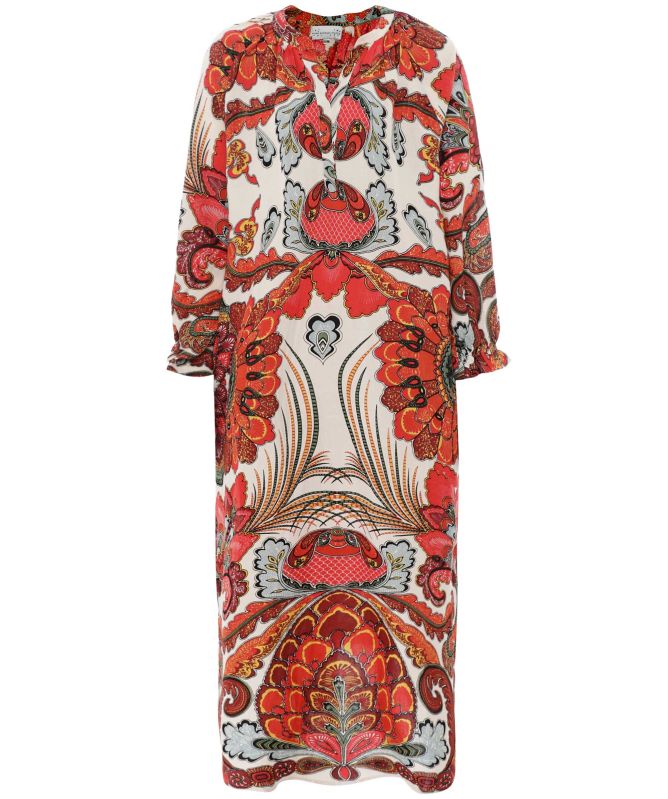 One Hundred Stars Fiesta Orange Raglan Dress
