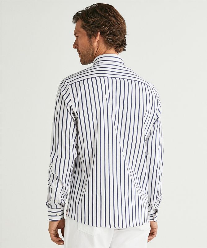 Hackett Classic Fit Wide Striped Shirt