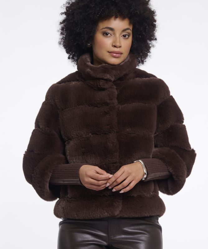 Rino and Pelle Feline Faux Fur Jacket