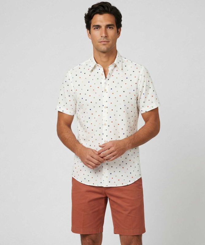 Paul Smith Tailored Micro-Square Shirt