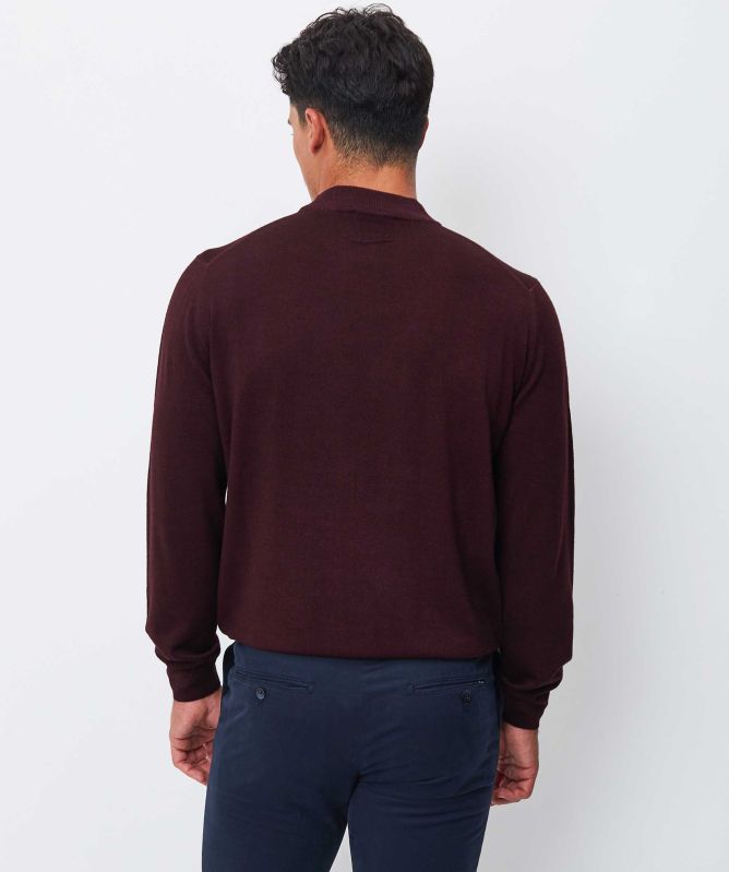 Filippo De Laurentiis Merino Mock Neck Jumper