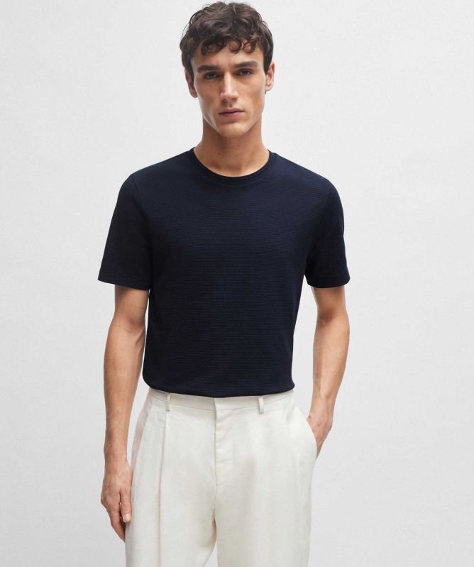 BOSS Textured Tiburt T-Shirt