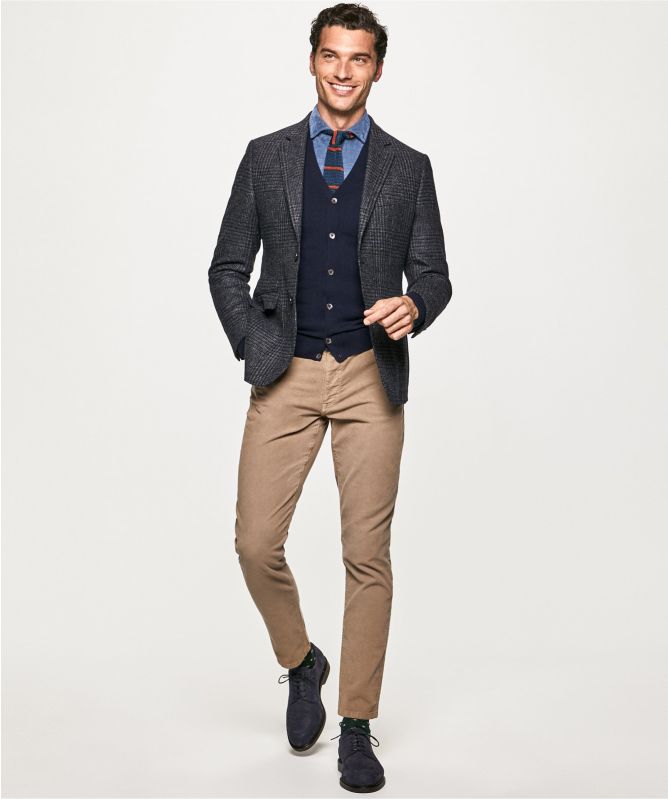 Hackett Slim Fit Moleskin Chinos
