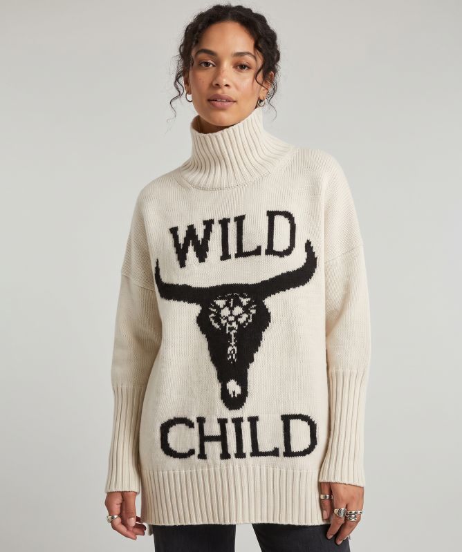 Eddy and Ivy Wild Child Merino Cashmere Jumper