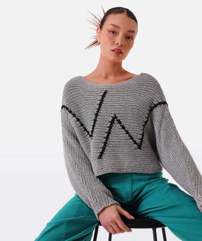 Lurdes Bergada Oversized Zig-Zag Jumper