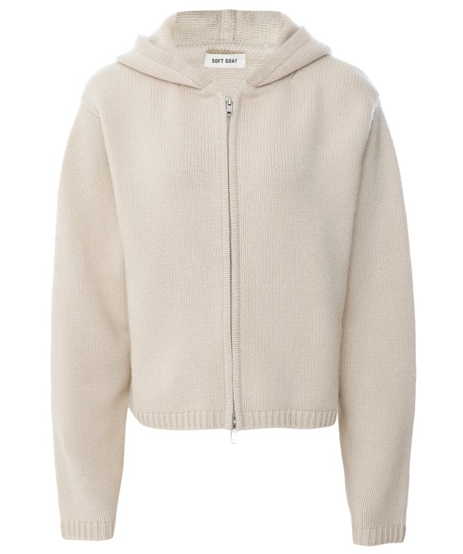 Soft Goat Chunky Cashmere Hoodie