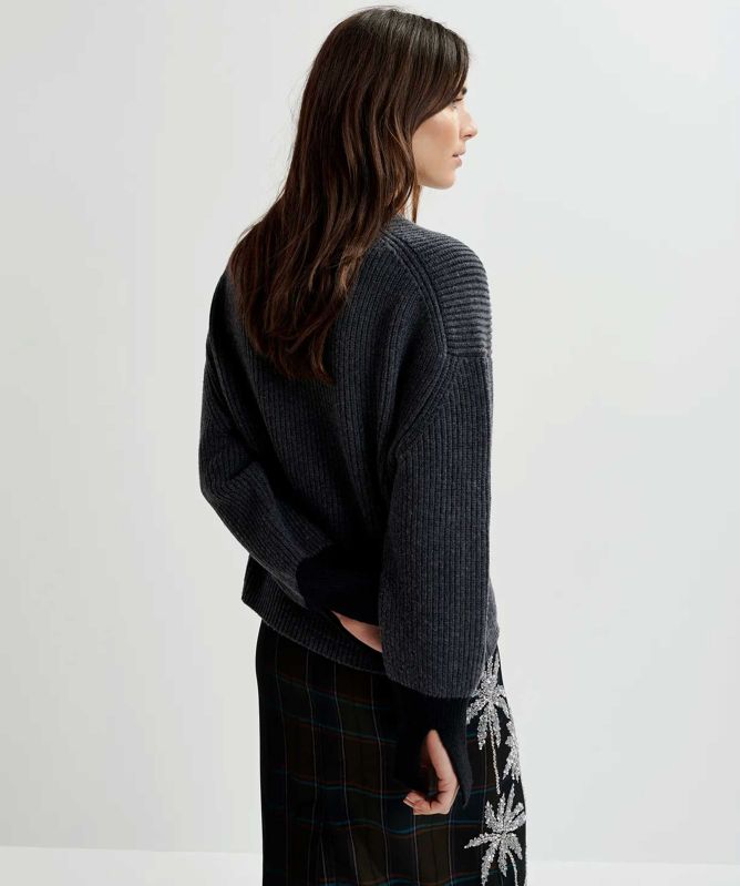 Essentiel Antwerp Ginster Contrast Cuff Jumper