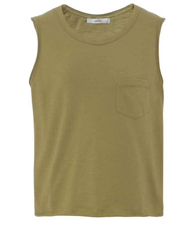 Milla Pocket Linen Vest