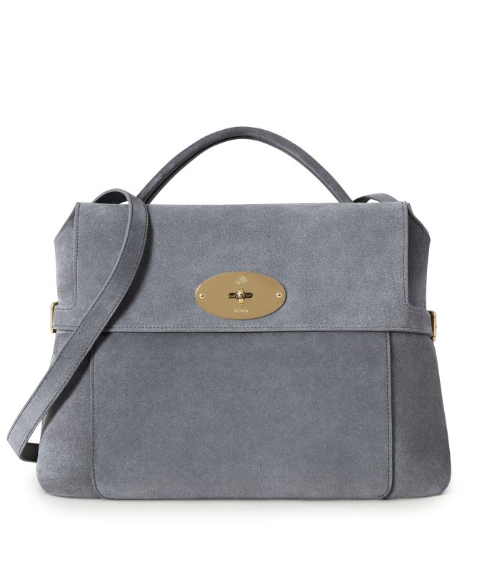 Mulberry Stevie Top Handle Suede Bag