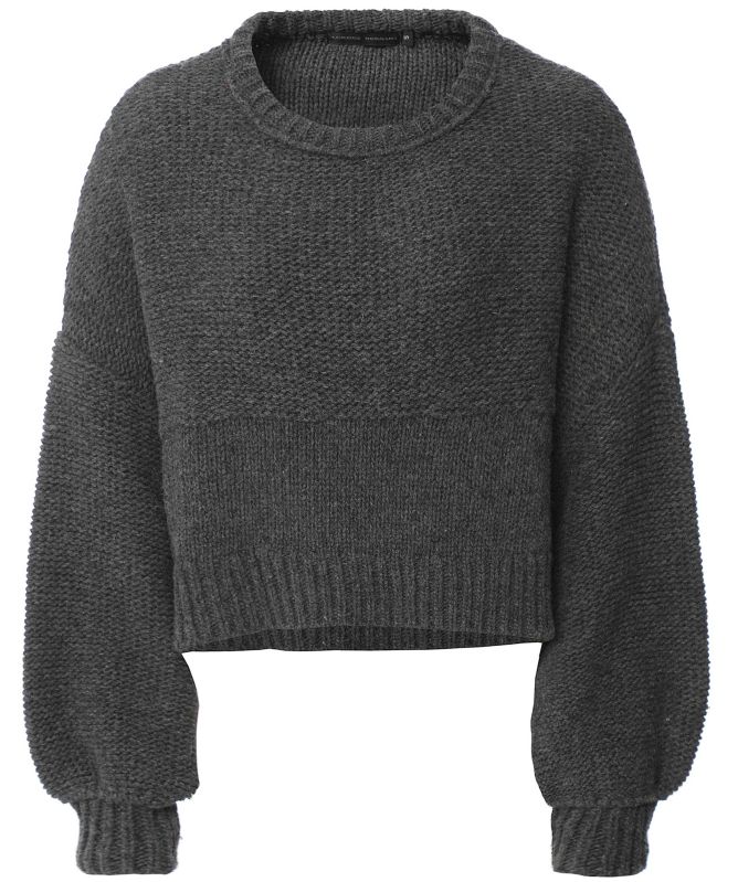 Lurdes Bergada Cropped Wool-Blend Jumper