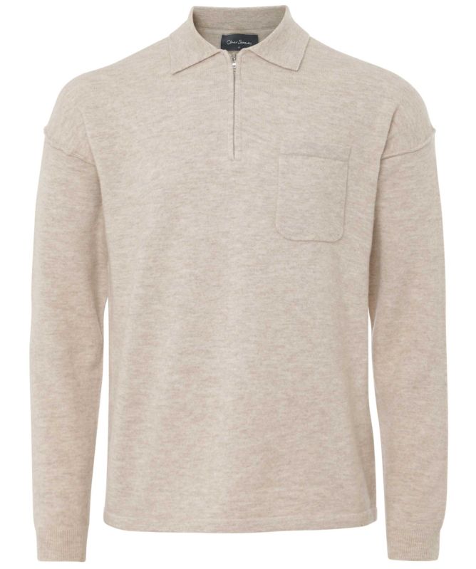 Oliver Sweeney Wool Alpaca Killala Zip Shirt