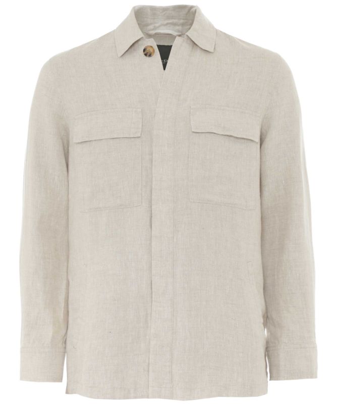 Sand Aiden Pocket Overshirt