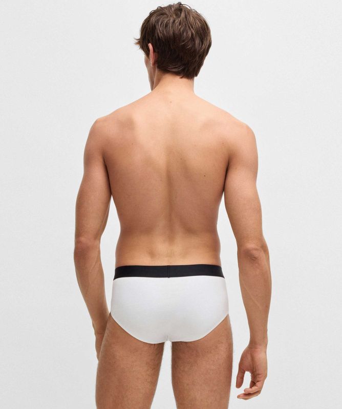 BOSS Stretch Cotton Briefs 3 Pack