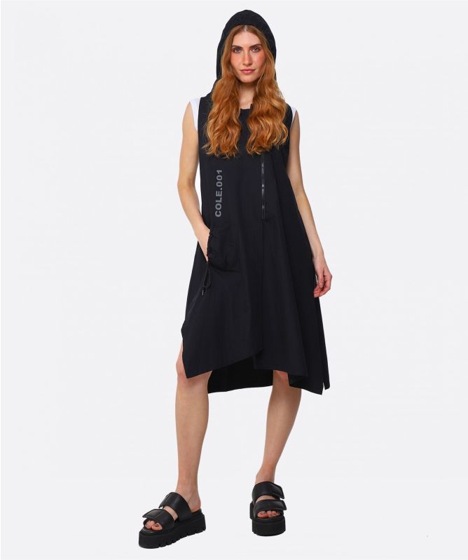 Lurdes Bergada Recycled Hooded Dress