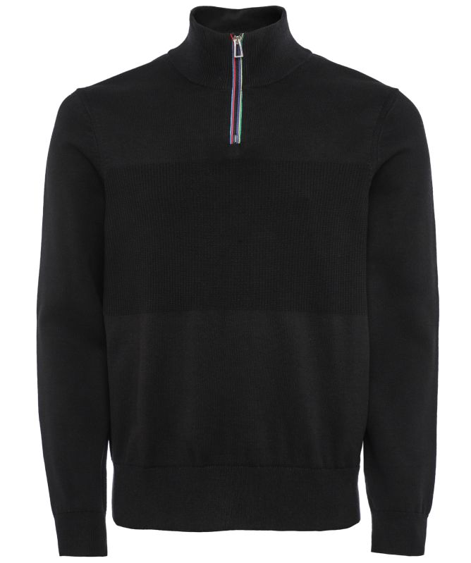 Paul Smith Sports Stripe Quarter Zip Sweater