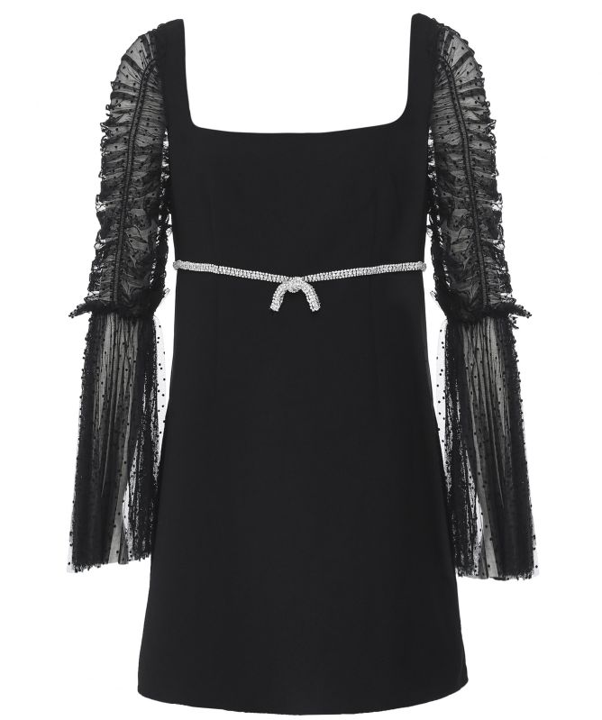 princess polly baby blue dress Mini dress Self-Portrait Black size S International in Viscose
