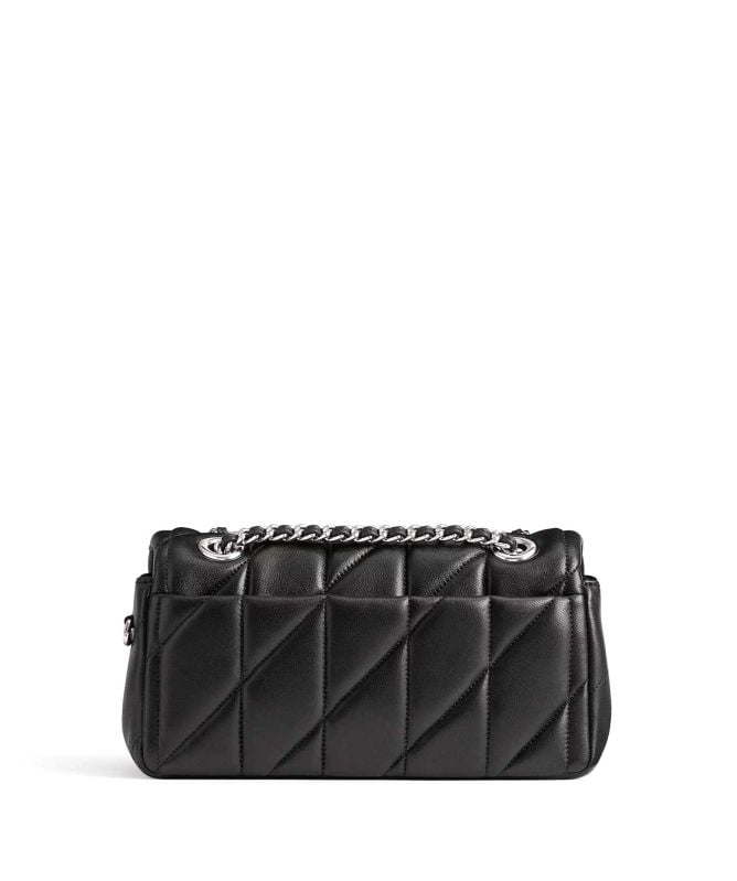 Coach Black Tabby Shoulder Bag 20 With Quilting