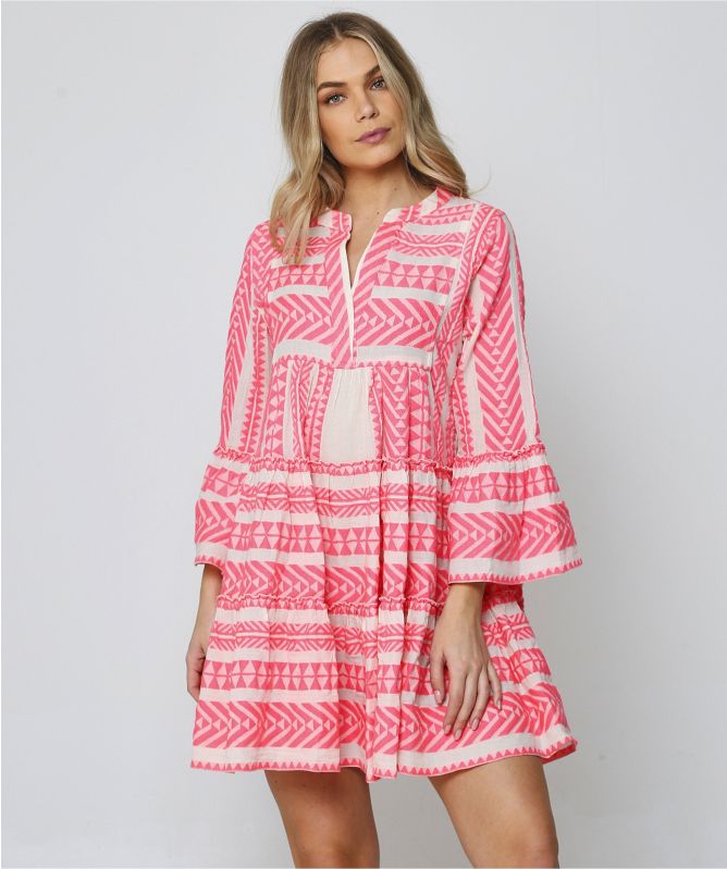 Devotion TWINS Ella Neon Embroidered Mini Dress