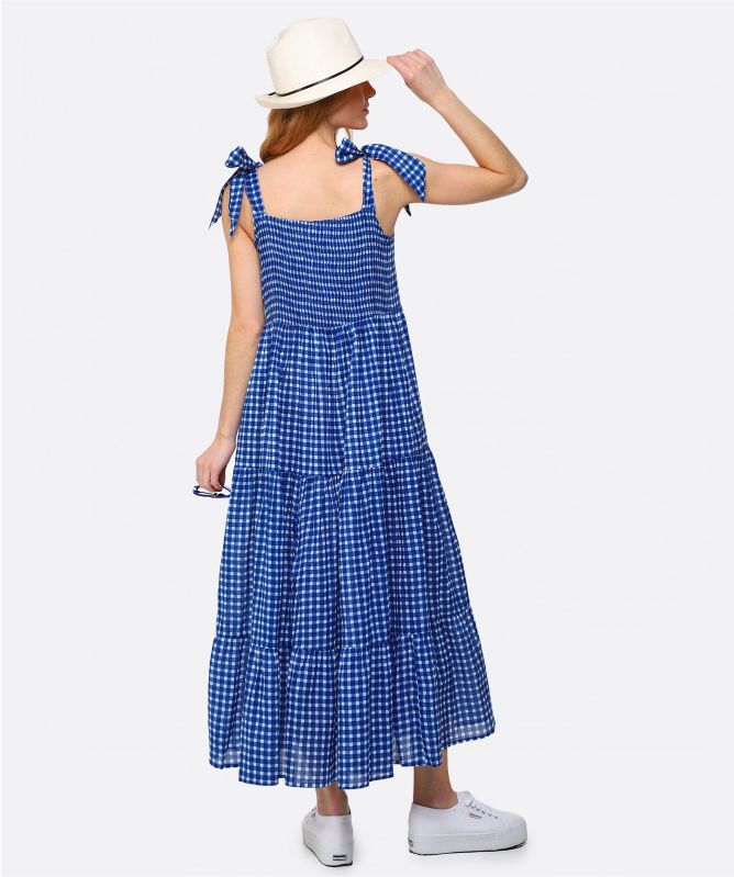 Handprint Dream Apparel Capri Cotton Maxi Dress