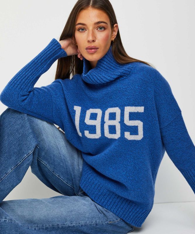 Eddy and Ivy 1985 Merino Cashmere Roll Neck Jumper