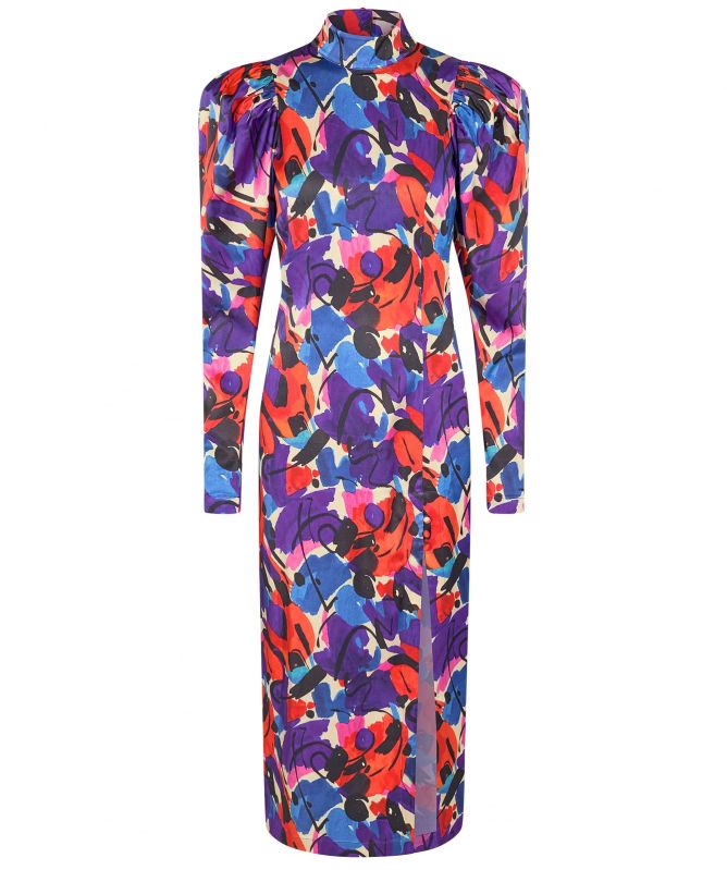 ROTATE Theresa Midi Dress