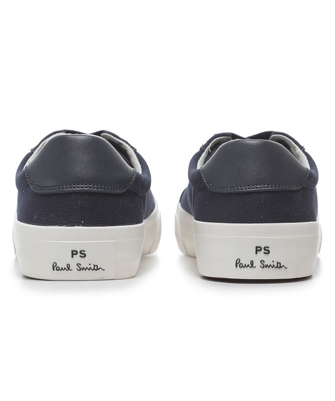 Paul Smith Navy Amos Canvas Trainers