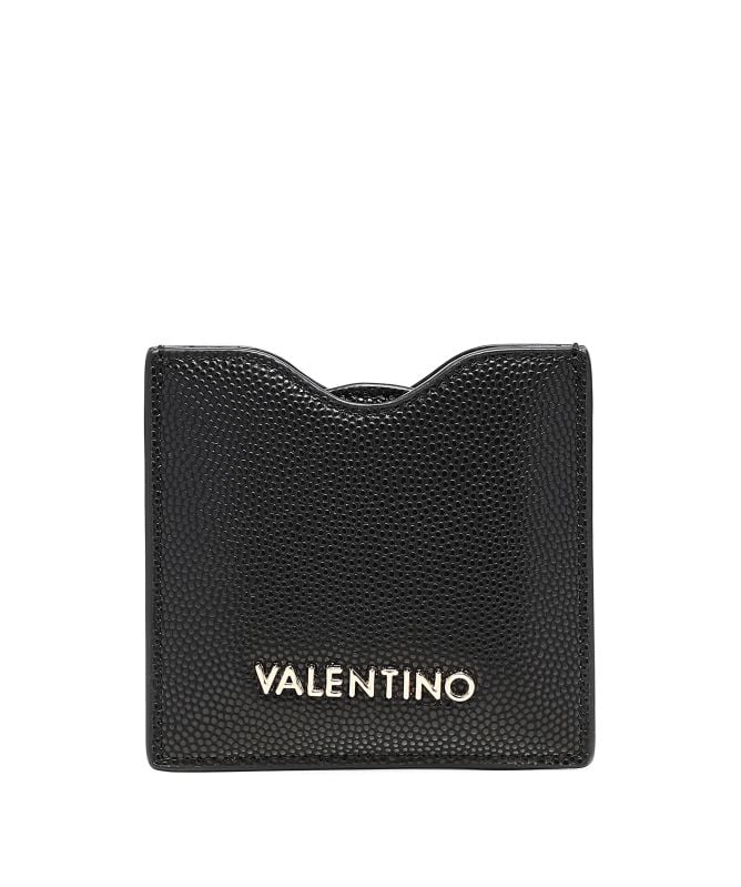 valentino 箱 Valentino Black Leather VLOGO Card Case Cardholder NEW IN BOX