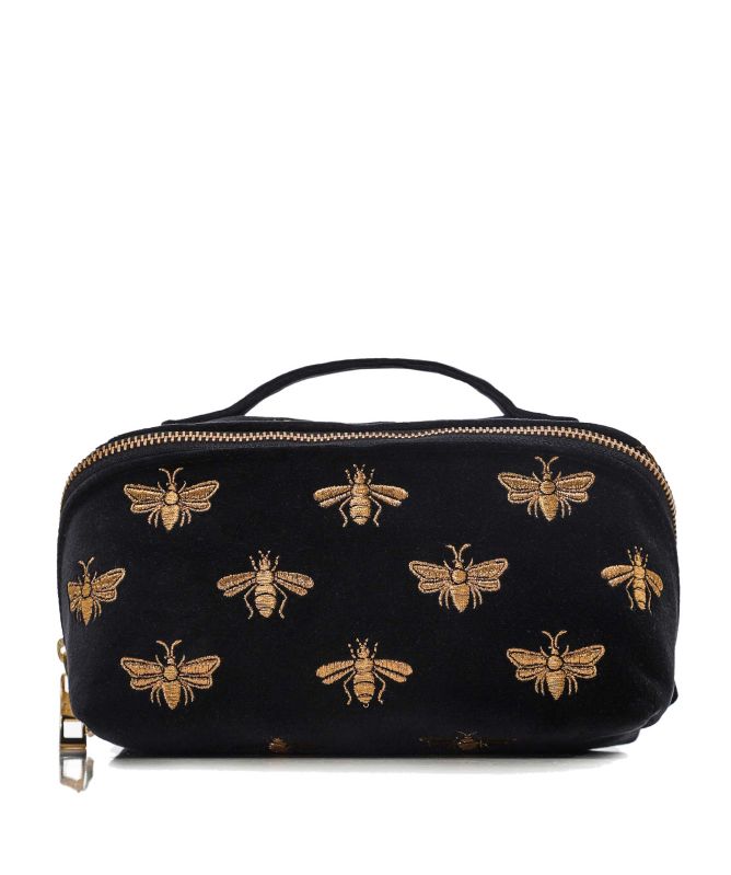 Elizabeth Scarlett Honey Bee Open Flat Makeup Bag