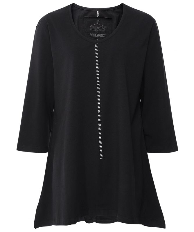 Philomena Christ 3/4 Sleeve Cotton Stitched Top