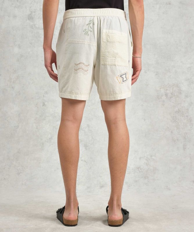Wax London Embroidered Doodle Kurt Shorts