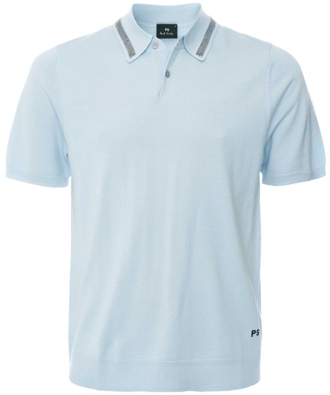 Paul Smith Merino Tipped Polo Shirt