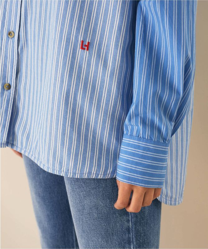 Leon and Harper Cruz Cotton Stripe Shirt