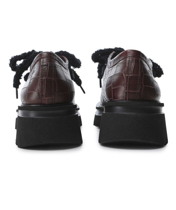 Patrizia Bonfanti Ingy Croc Laced Shoes
