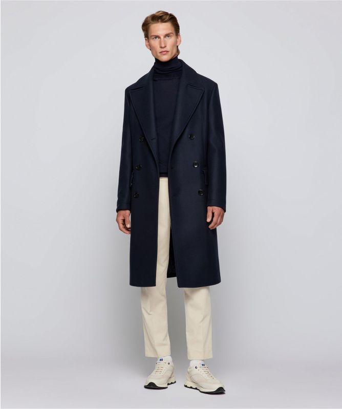 BOSS Virgin Wool Roll Neck Musso-P Jumper