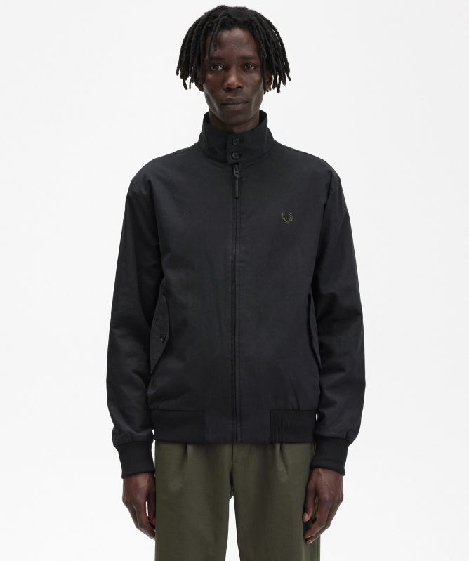 Fred Perry Black Harrington Jacket | Jules B
